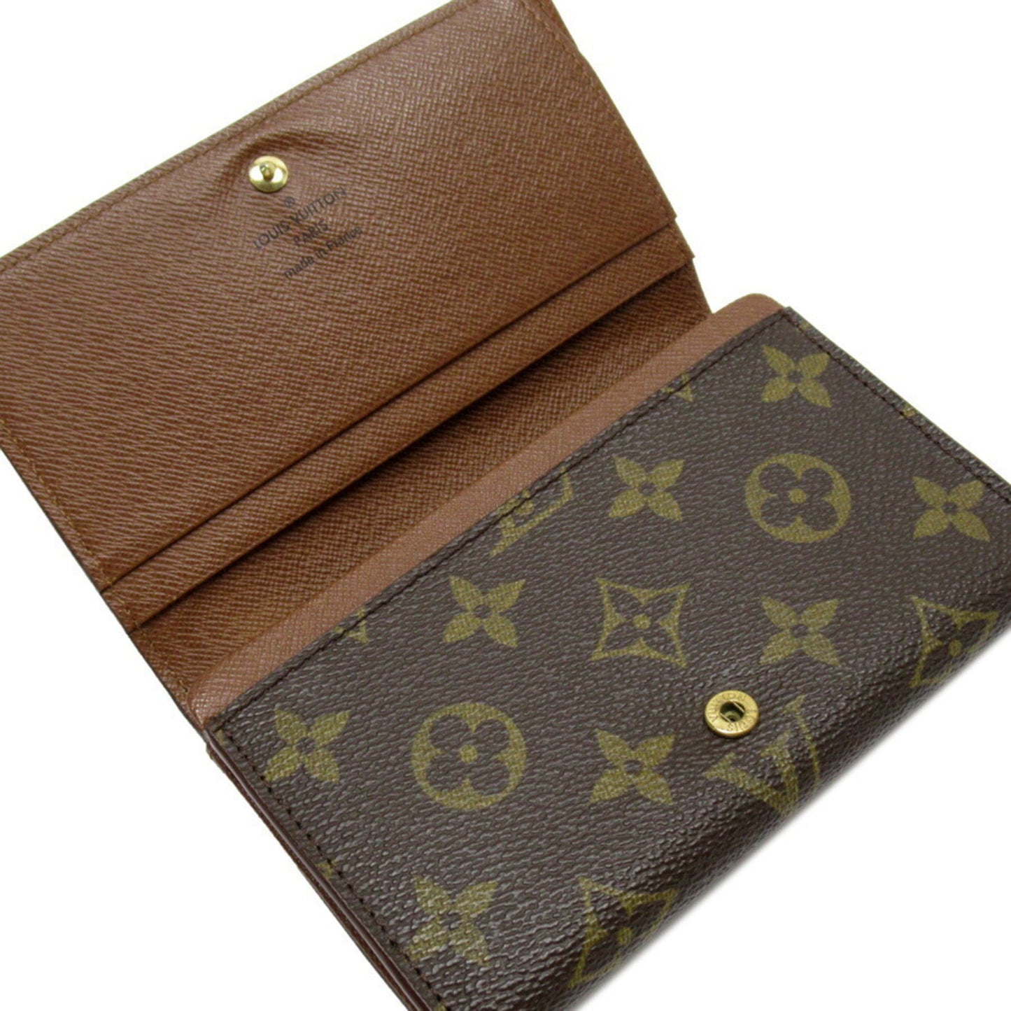 Louis Vuitton Trésor Brown Canvas Wallet Accessories