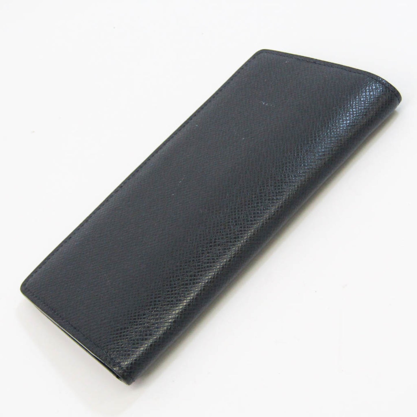 Louis Vuitton Portefeuille Brazza Navy Leather Wallet Accessories