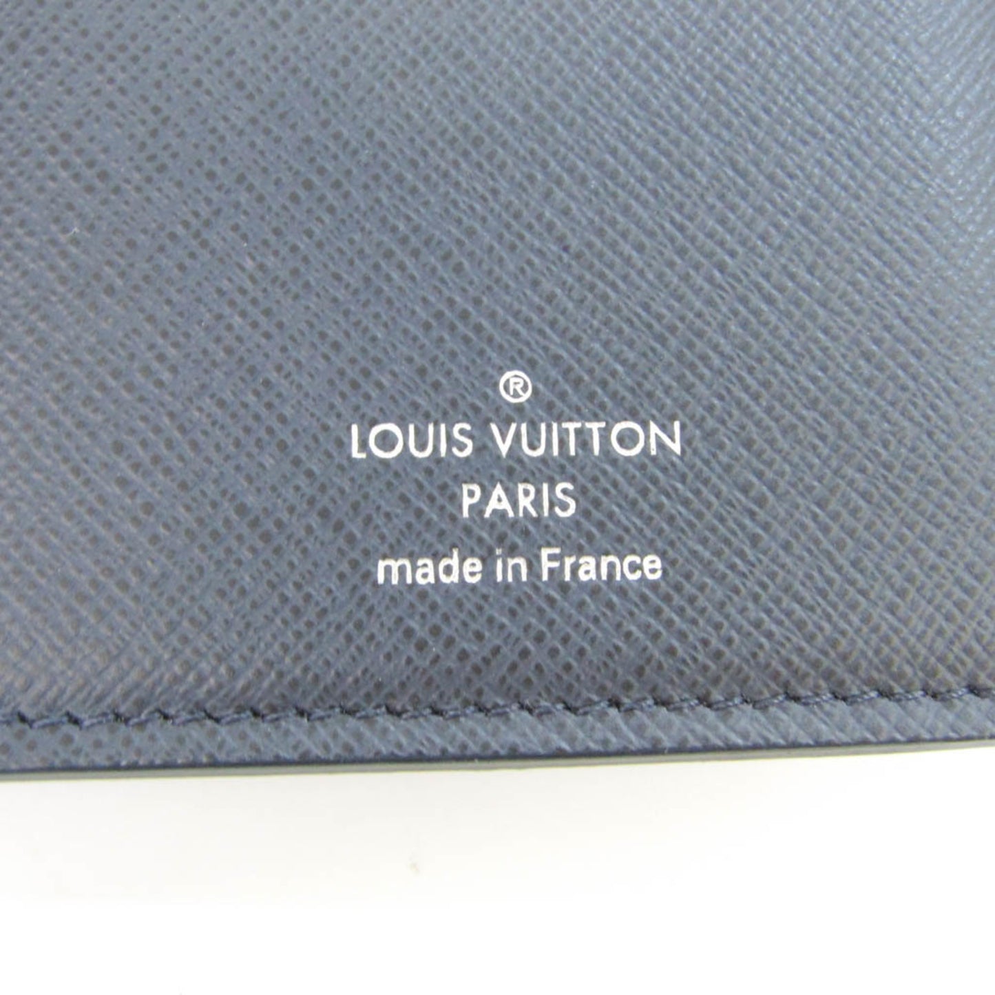 Louis Vuitton Portefeuille Brazza Navy Leather Wallet Accessories