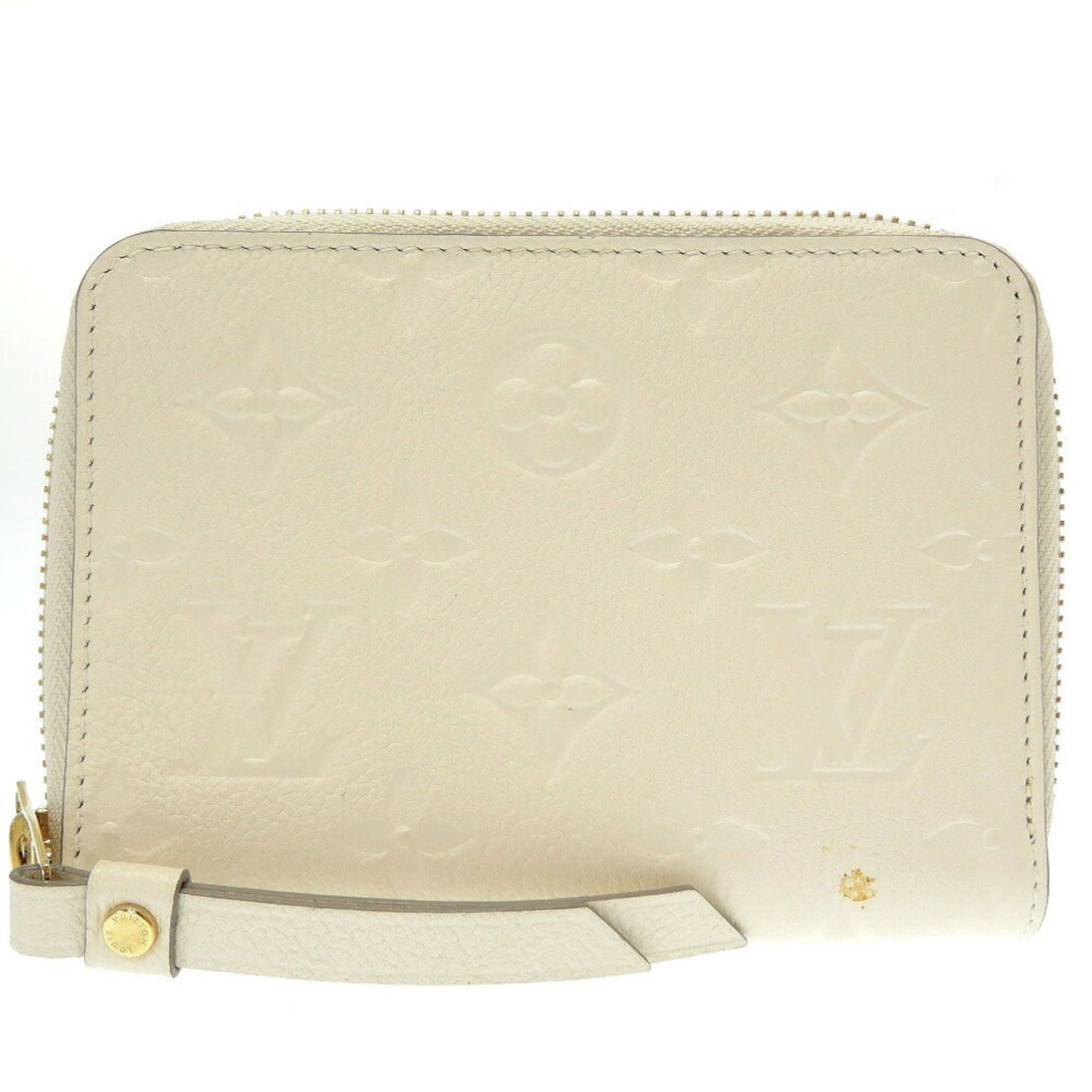 Louis Vuitton Portefeuille White Canvas Wallet Accessories