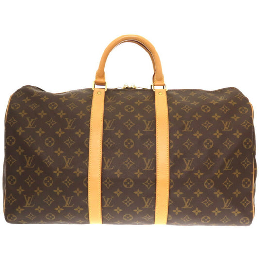 Louis Vuitton Keepall 50 Brown Canvas Travel Bag