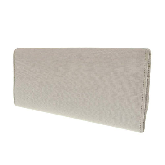 Fendi Grey Leather Wallet Accessories