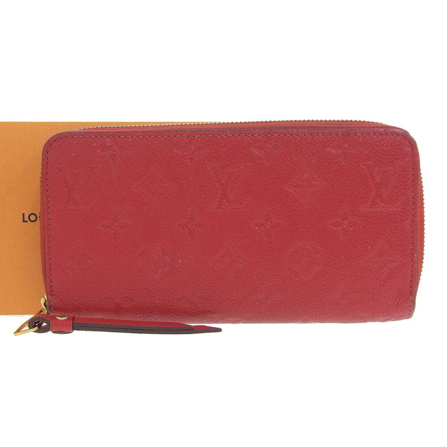 Louis Vuitton Zippy wallet Red Canvas Wallet Accessories