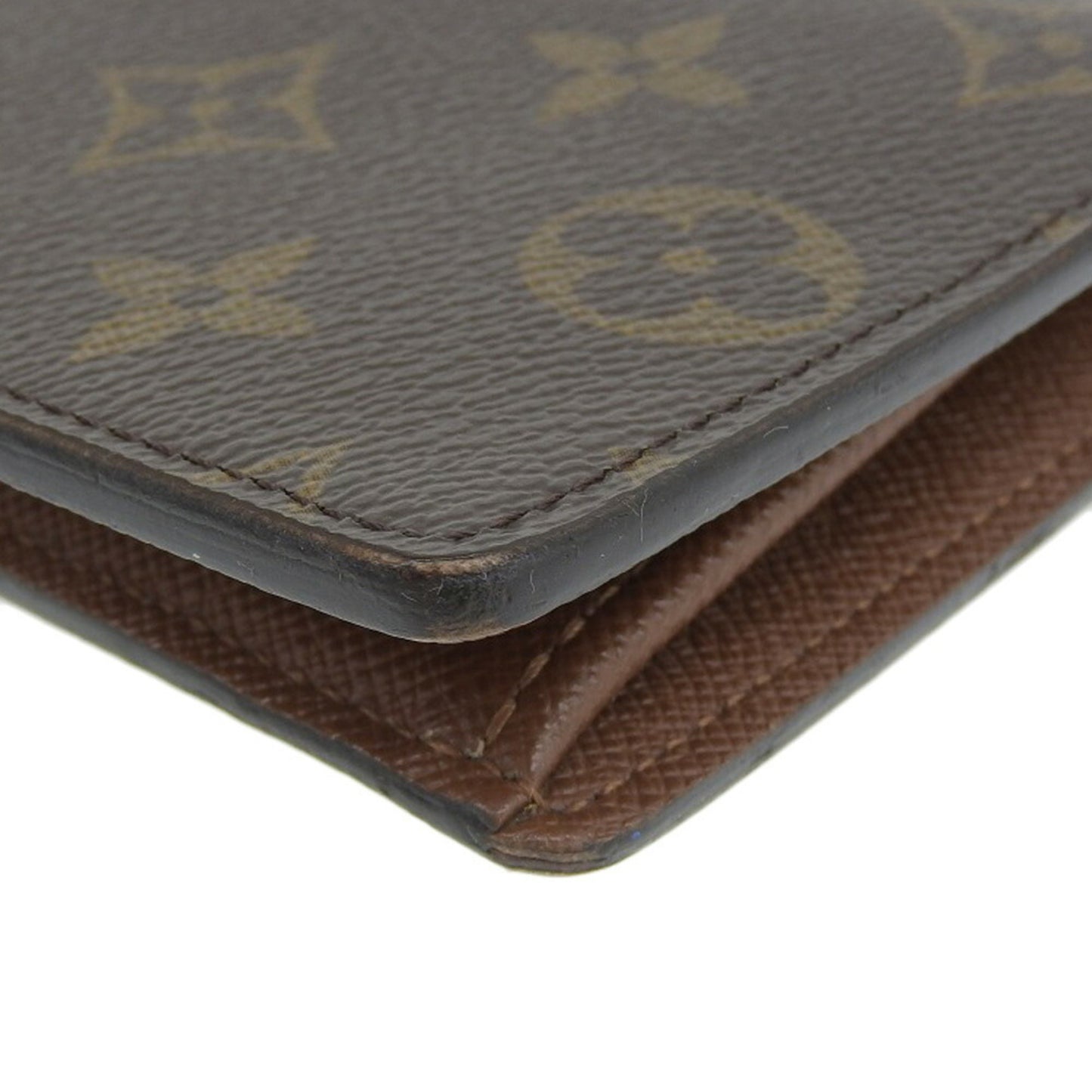 Louis Vuitton Portefeuille Brazza Brown Canvas Wallet Accessories