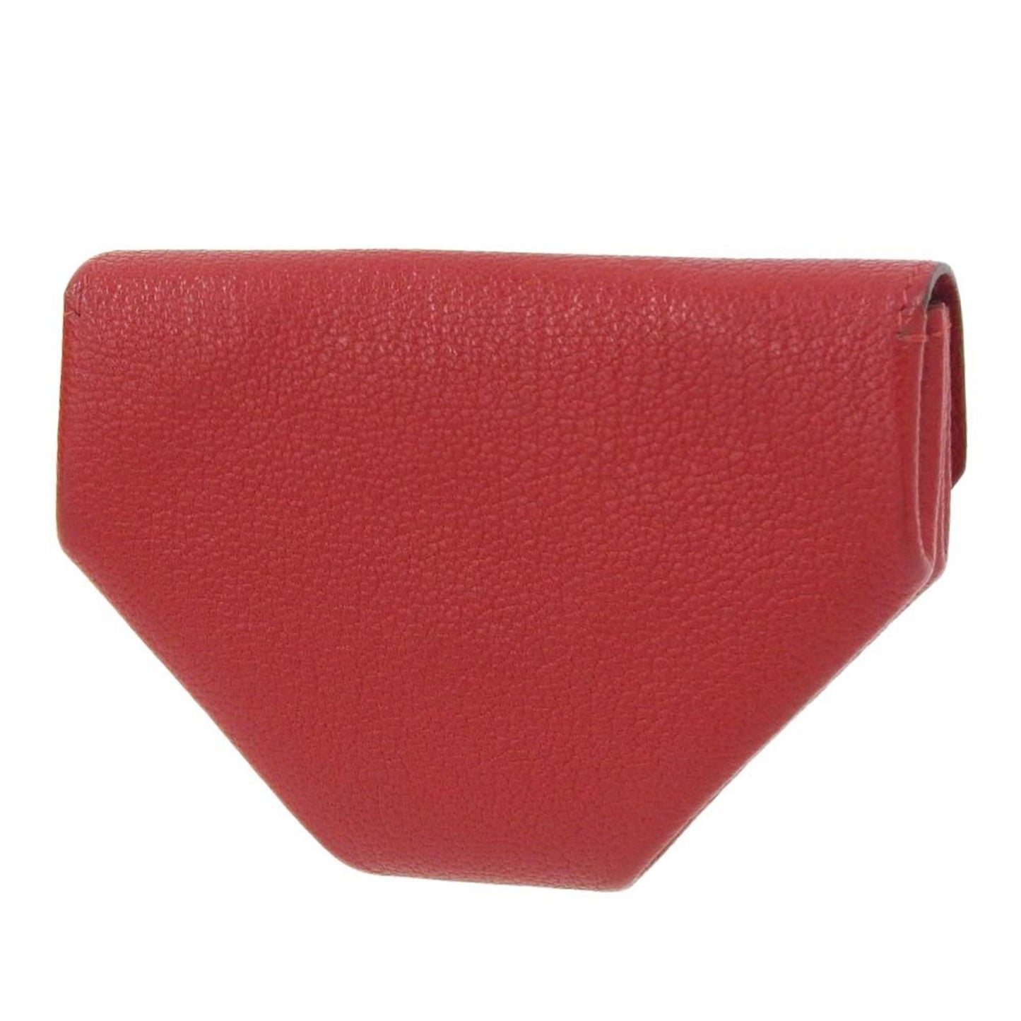 Hermès Red Leather Wallet Accessories