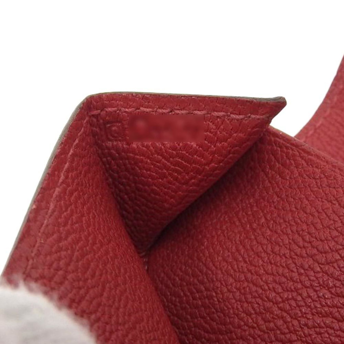 Hermès Red Leather Wallet Accessories