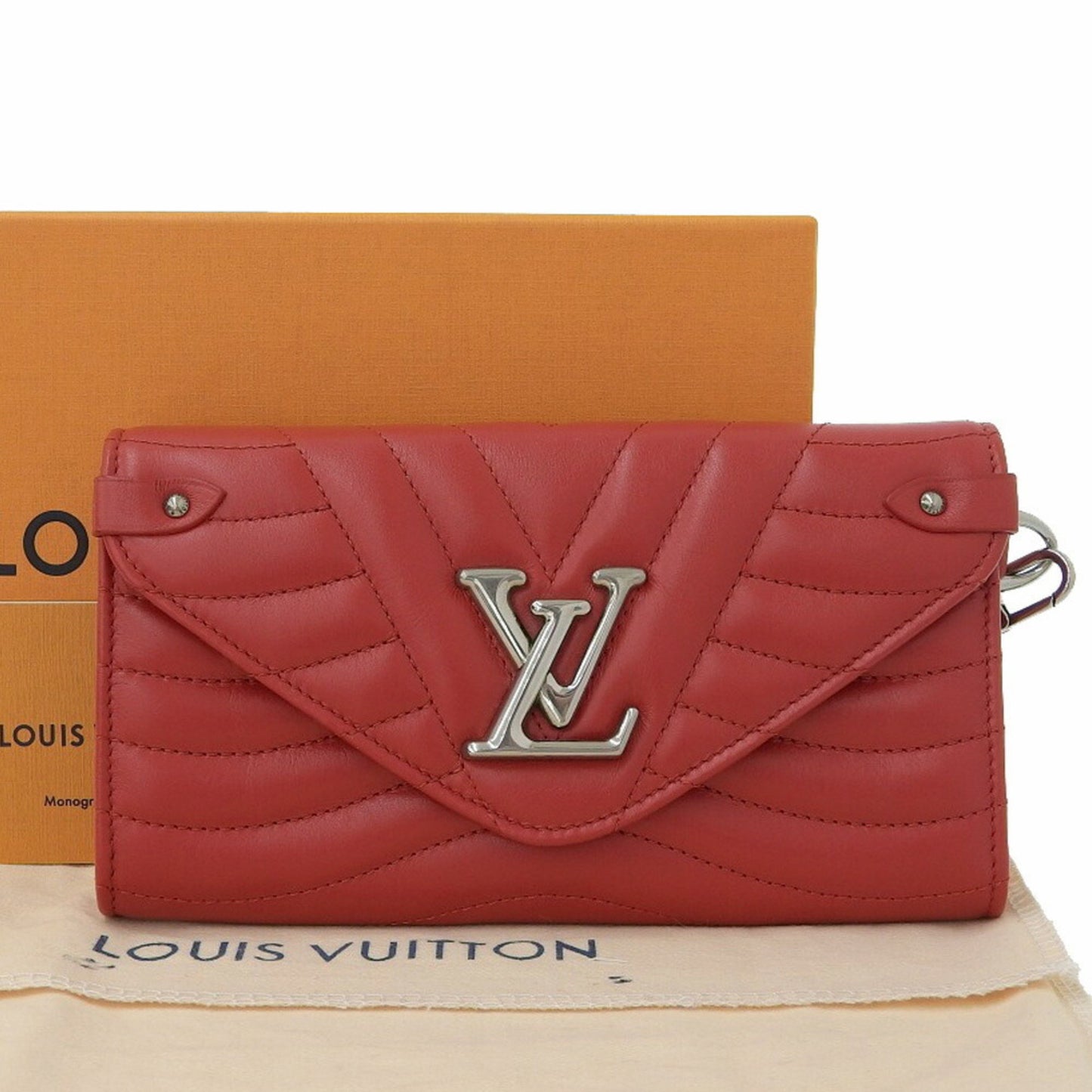 Louis Vuitton Red Leather Wallet Accessories