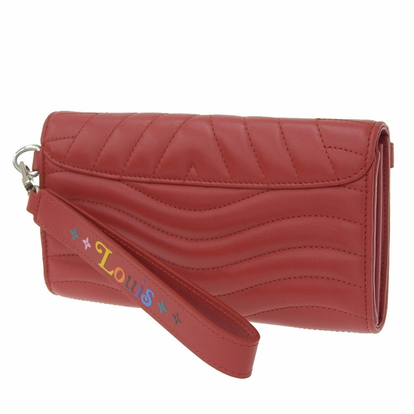 Louis Vuitton Red Leather Wallet Accessories