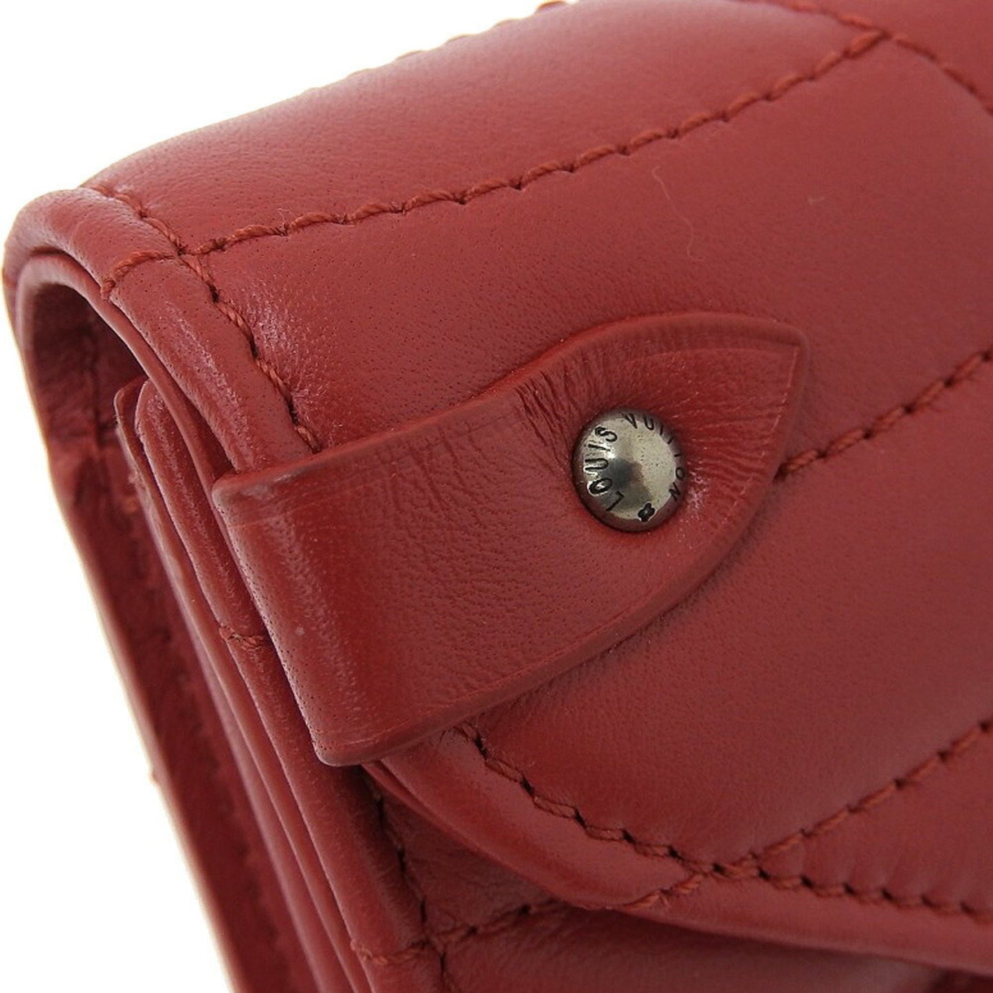 Louis Vuitton Red Leather Wallet Accessories