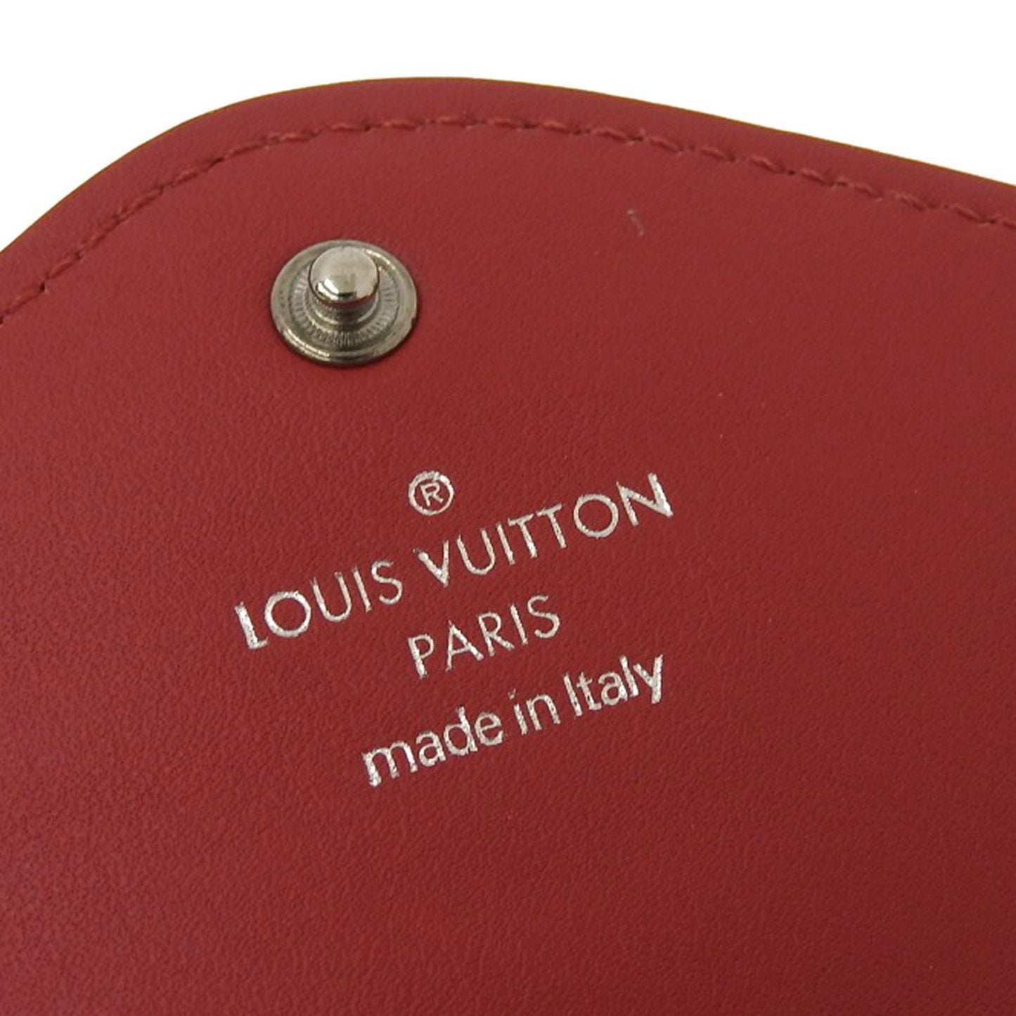 Louis Vuitton Red Leather Wallet Accessories