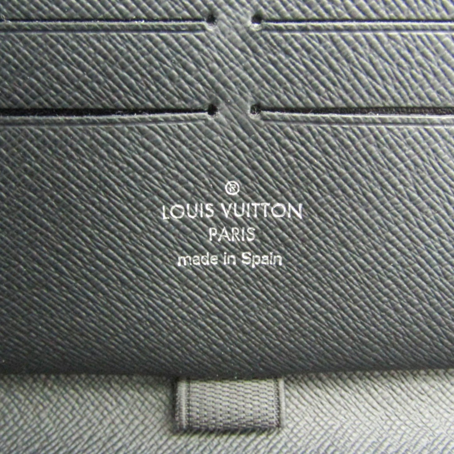 Louis Vuitton Zippy organizer Black Leather Wallet Accessories