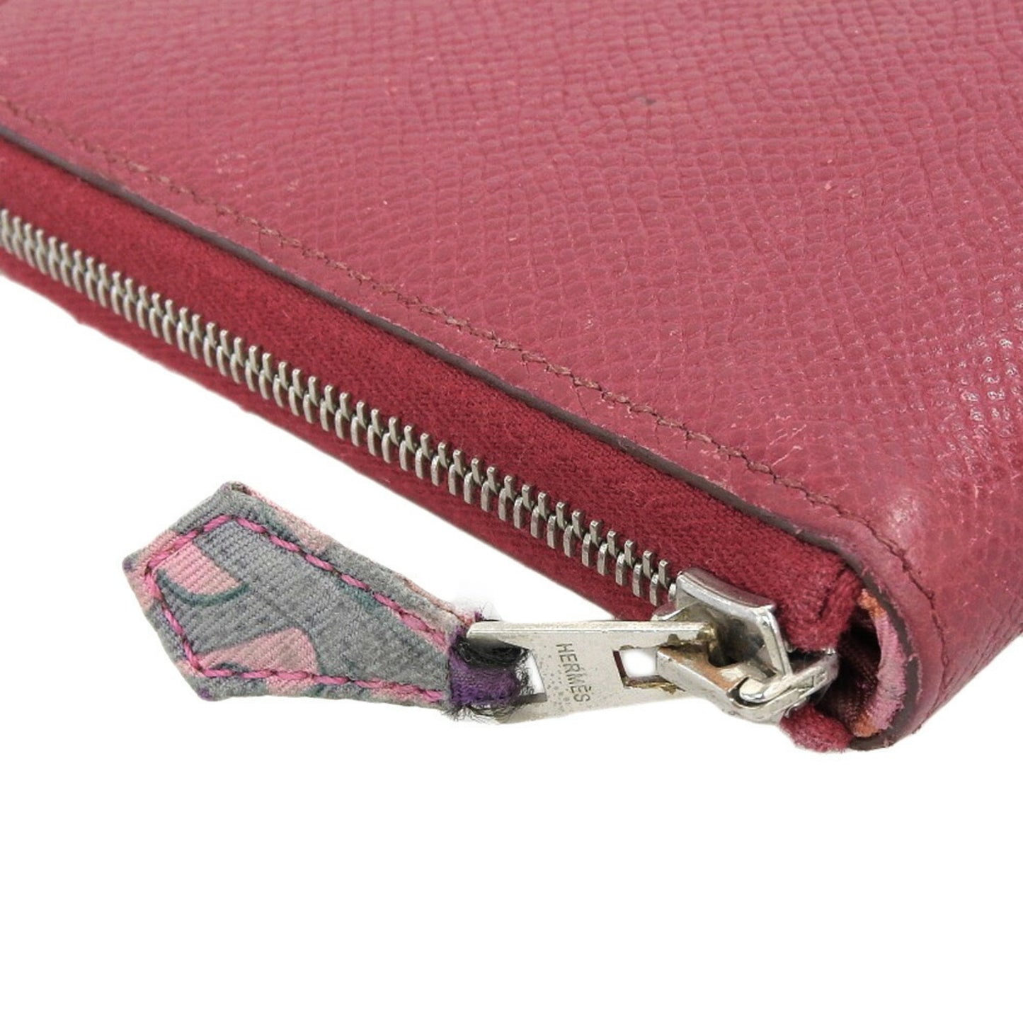 Hermès Silk'In Red Leather Wallet Accessories