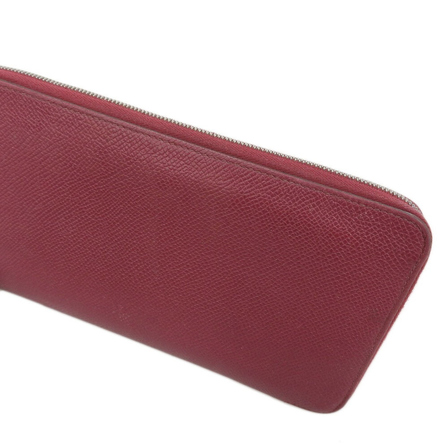 Hermès Silk'In Red Leather Wallet Accessories