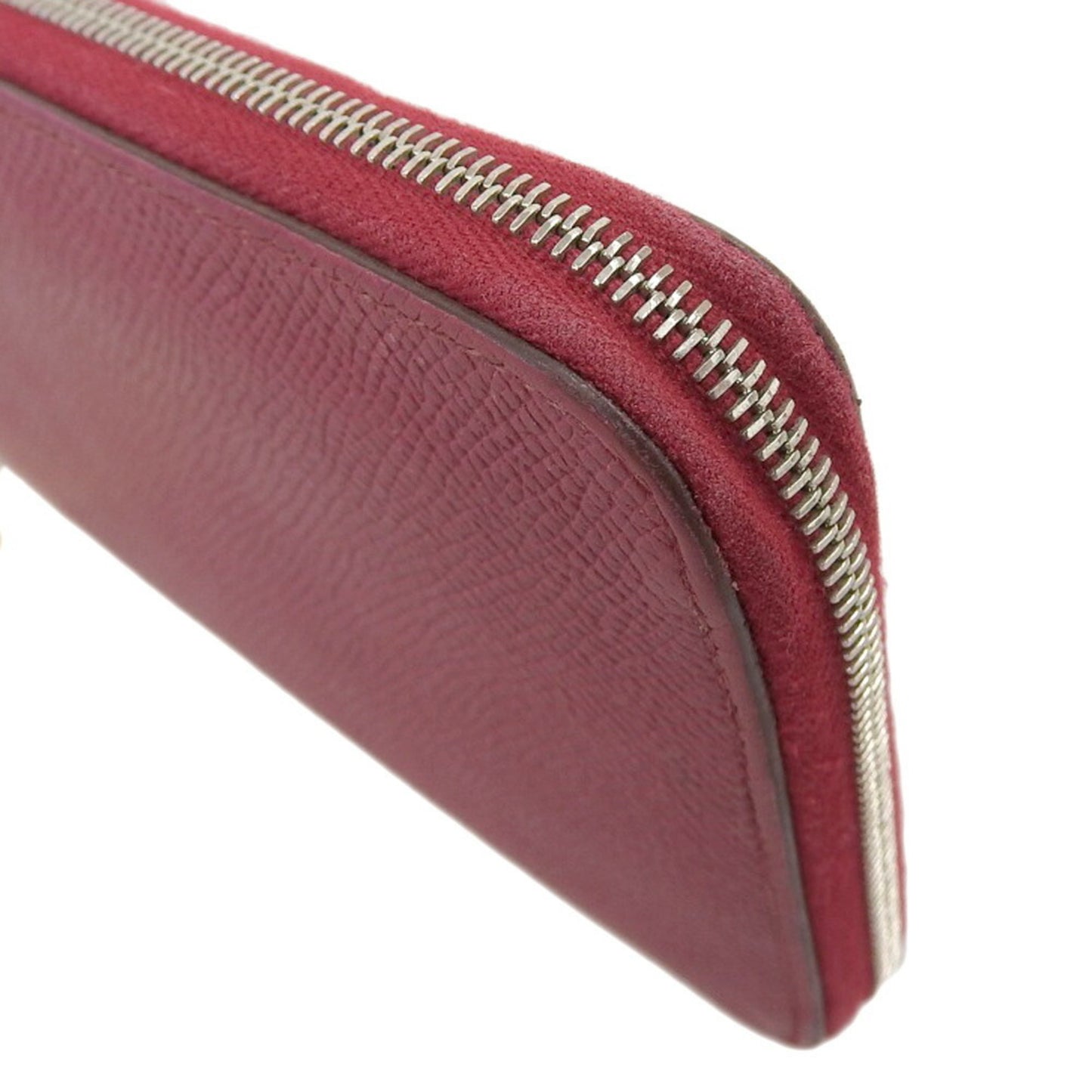 Hermès Silk'In Red Leather Wallet Accessories