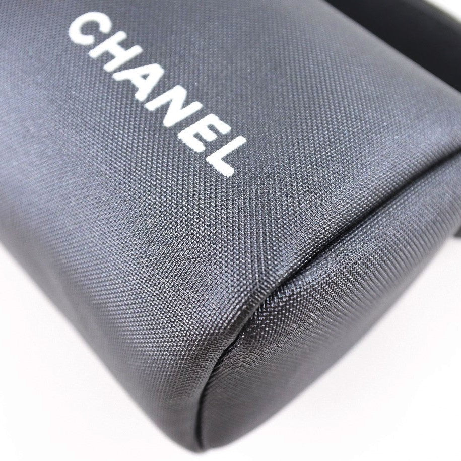 Chanel Grey Synthetic Clutch Bag