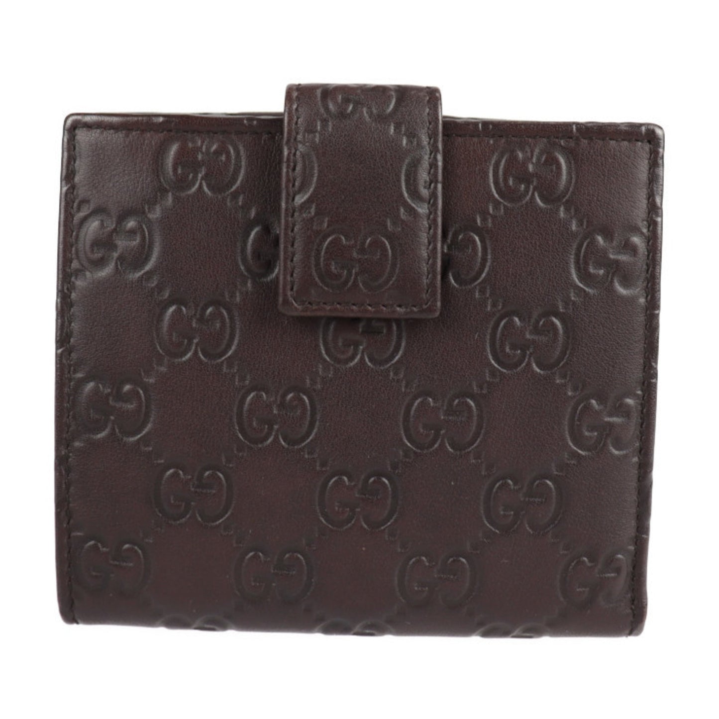 Gucci Guccissima Brown Leather Wallet Accessories