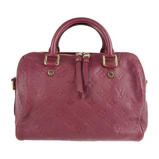 Louis Vuitton Speedy bandoulière 25 Burgundy Leather Hand Bag