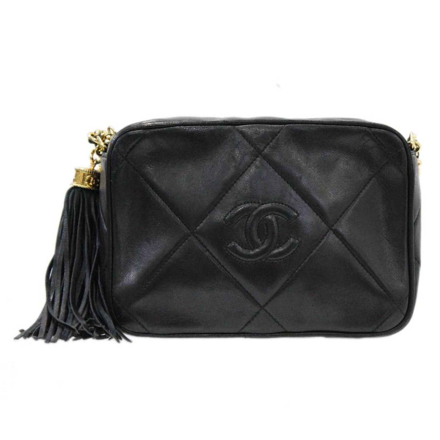 Chanel Black Synthetic Shopper Bag