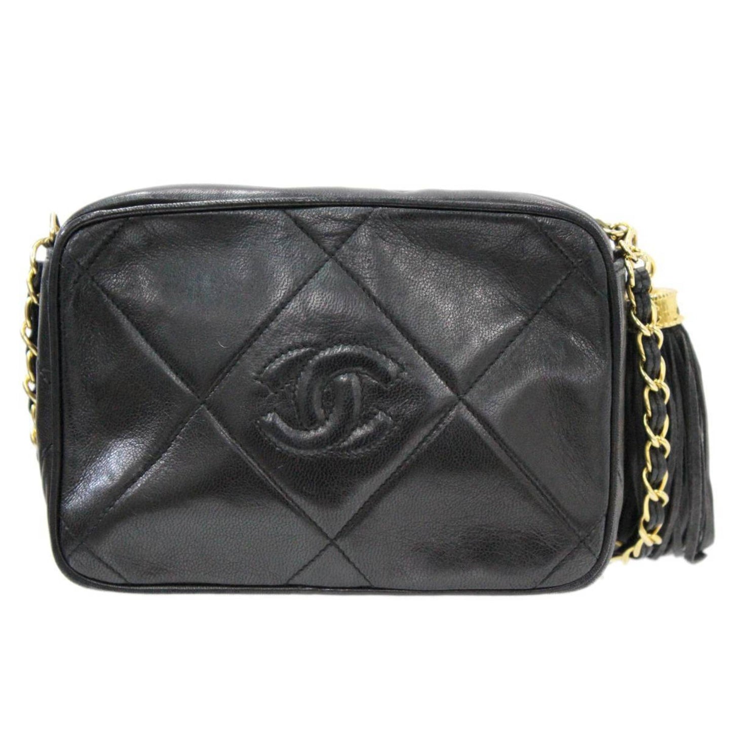 Chanel Black Synthetic Shopper Bag