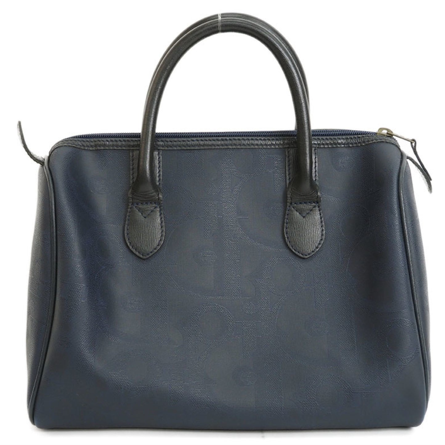 Dior Navy Canvas Hand Bag