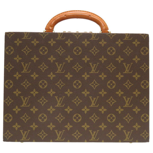 Louis Vuitton boîte à bijoux Brown Canvas Briefcase Bag