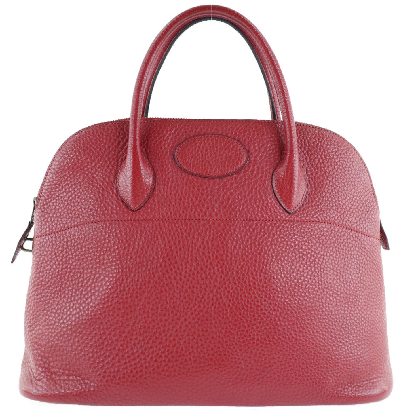 Hermès Bolide Red Leather Hand Bag