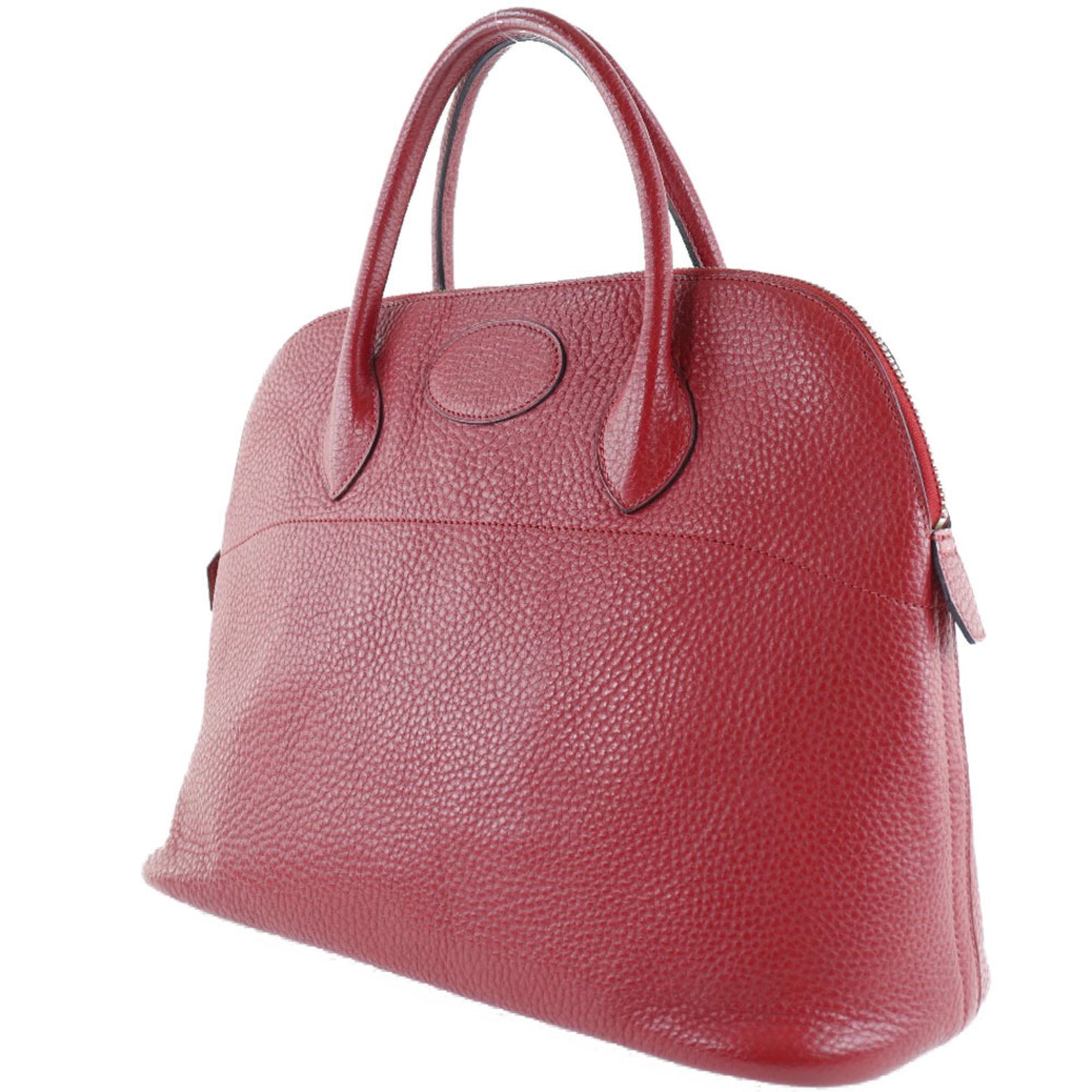 Hermès Bolide Red Leather Hand Bag