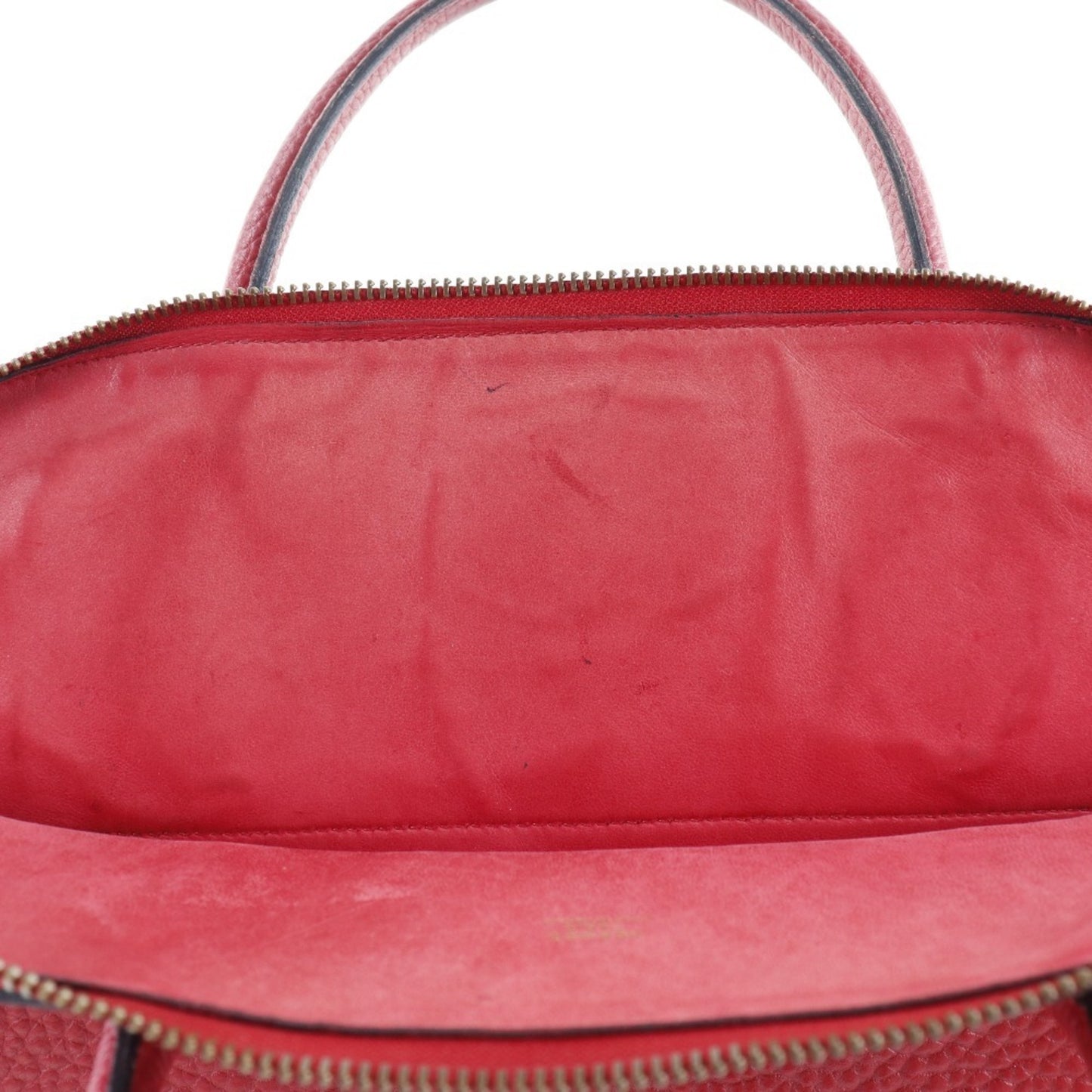 Hermès Bolide Red Leather Hand Bag