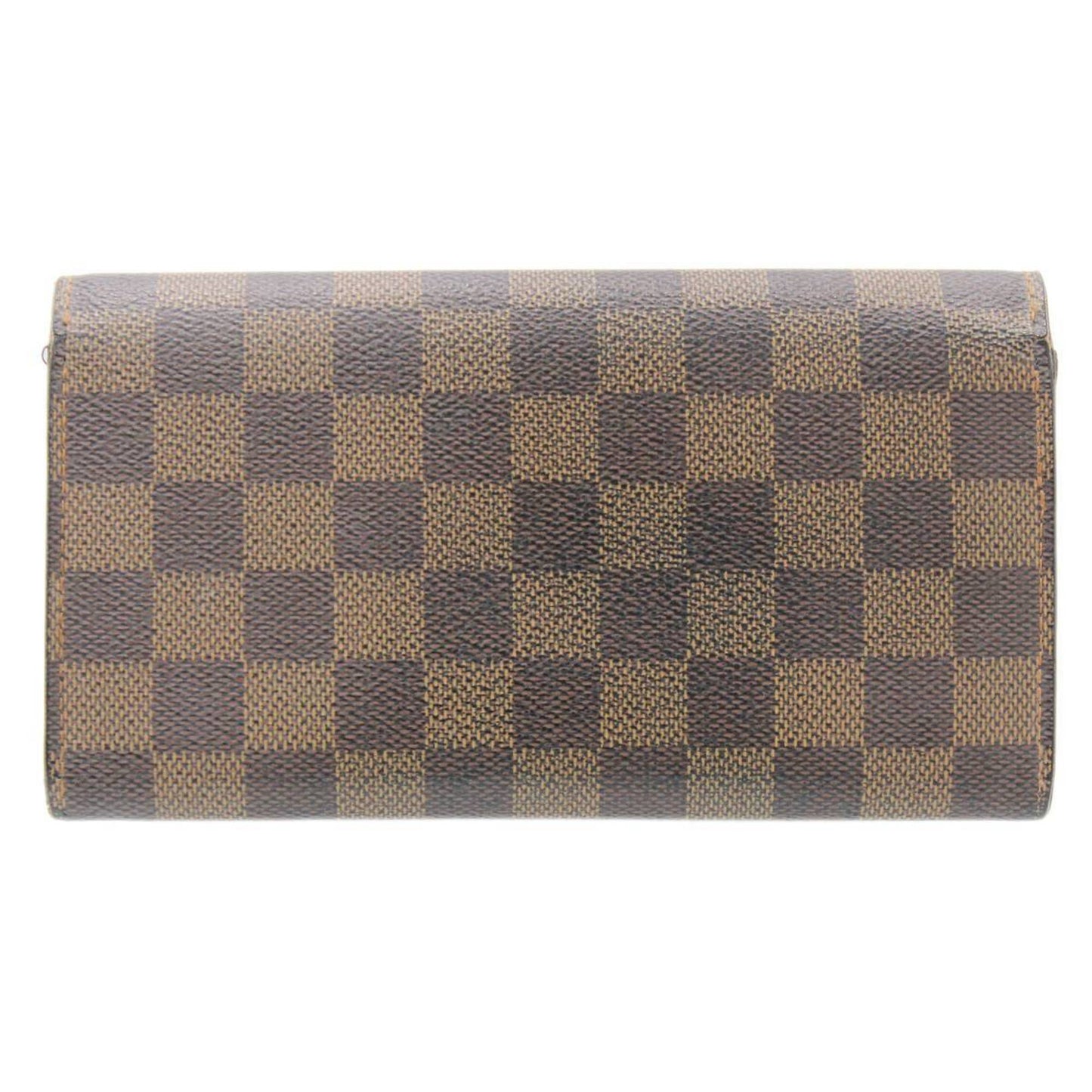 Louis Vuitton Portefeuille Long Brown Leather Wallet Accessories