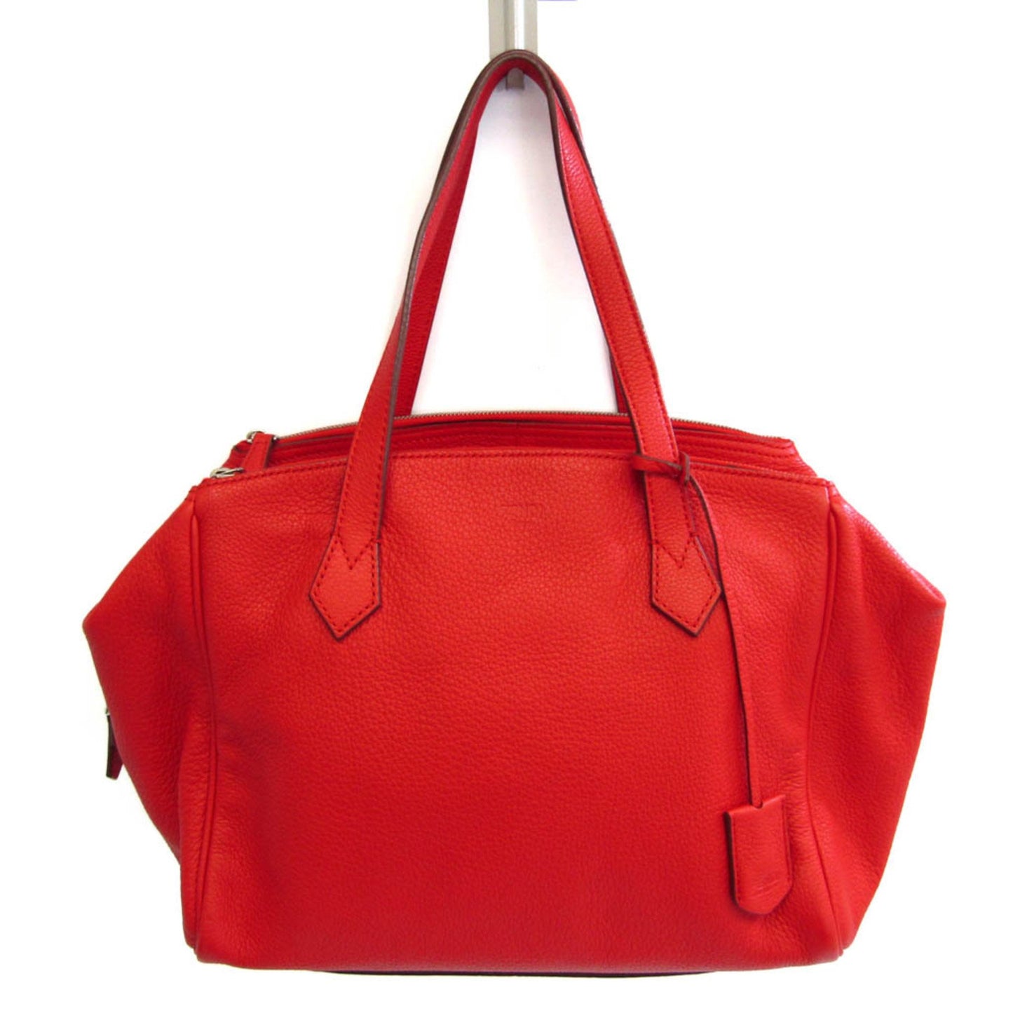 Fendi -- Red Leather Hand Bag