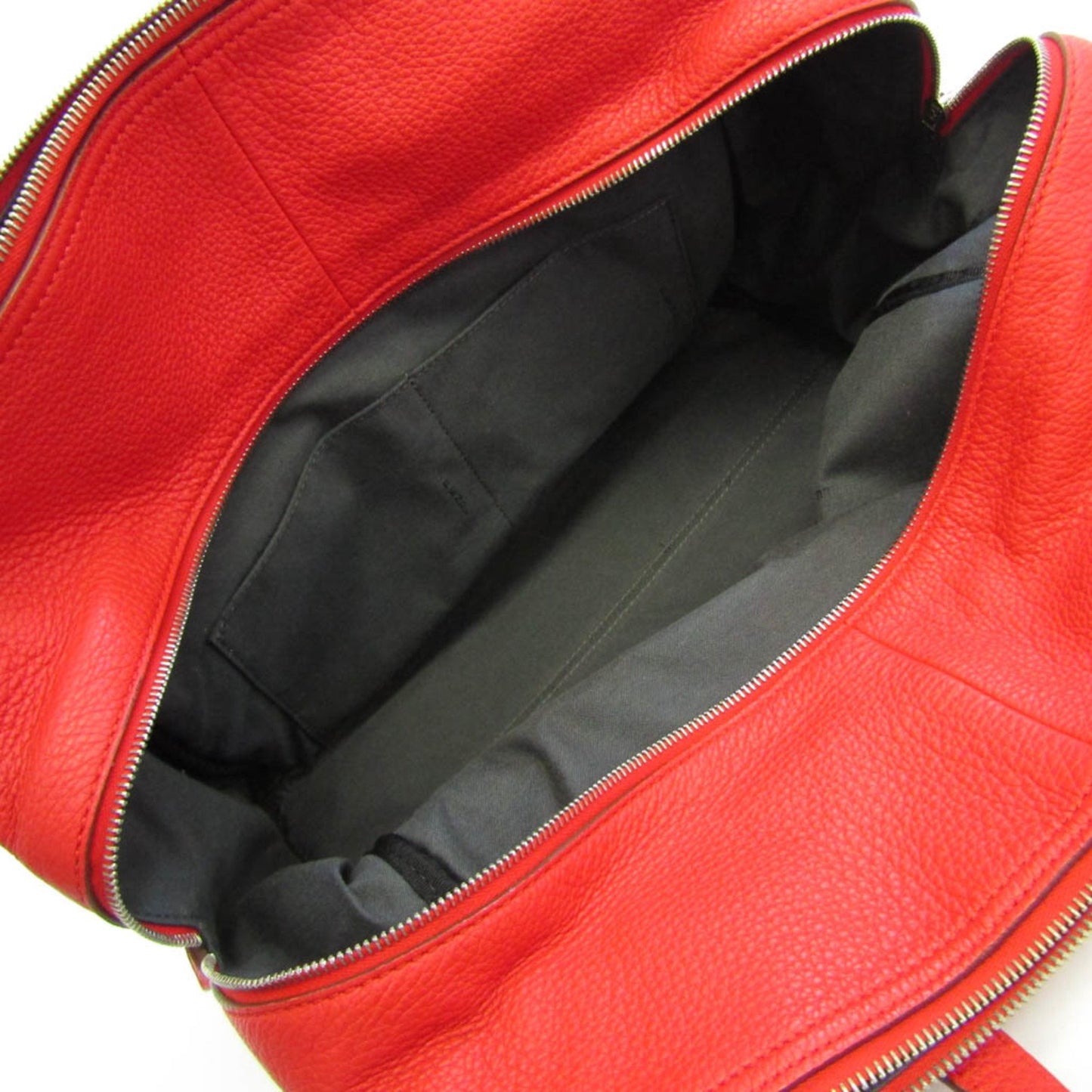 Fendi -- Red Leather Hand Bag