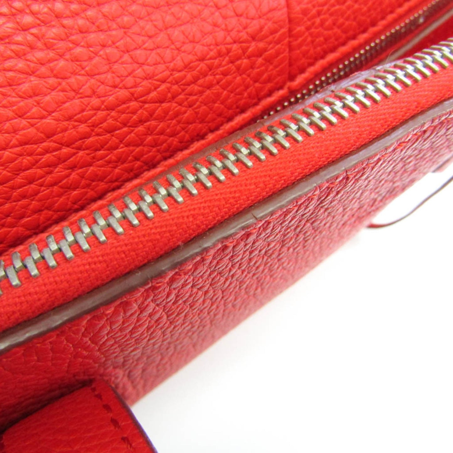 Fendi -- Red Leather Hand Bag