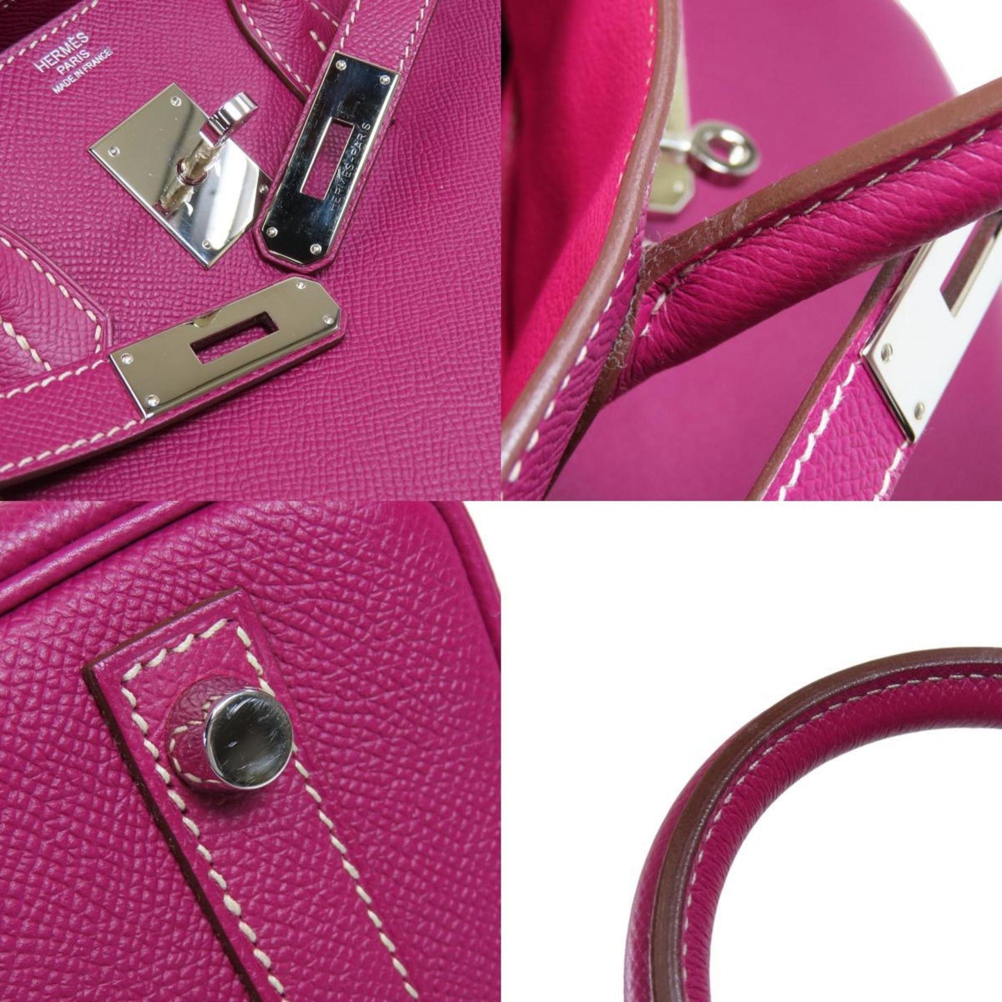 Hermès Birkin 30 Pink Leather Hand Bag