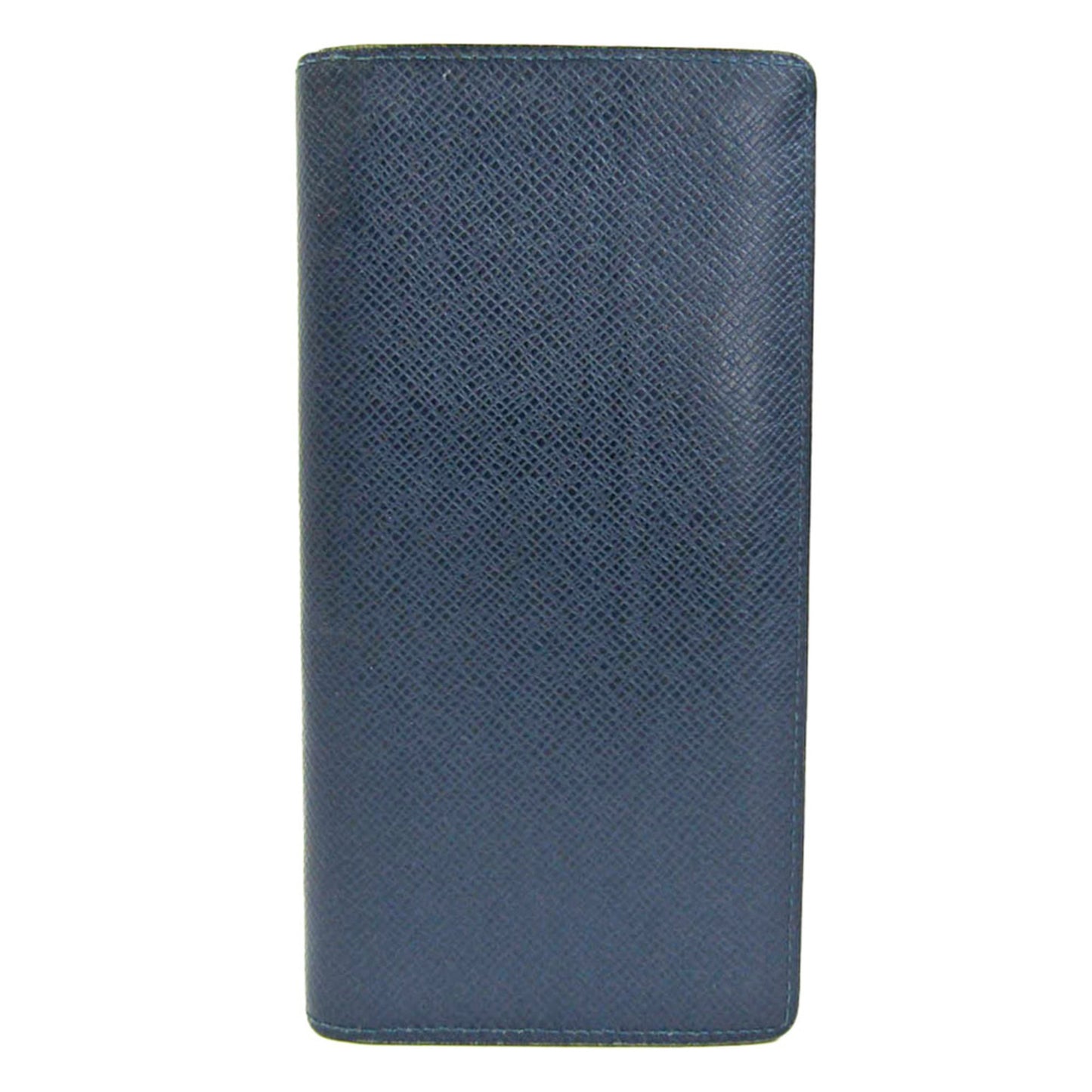 Louis Vuitton Portefeuille Brazza Navy Leather Wallet Accessories