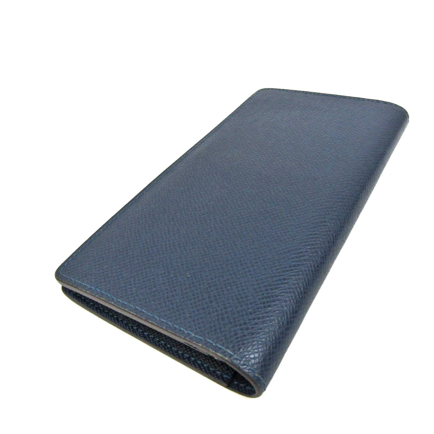 Louis Vuitton Portefeuille Brazza Navy Leather Wallet Accessories