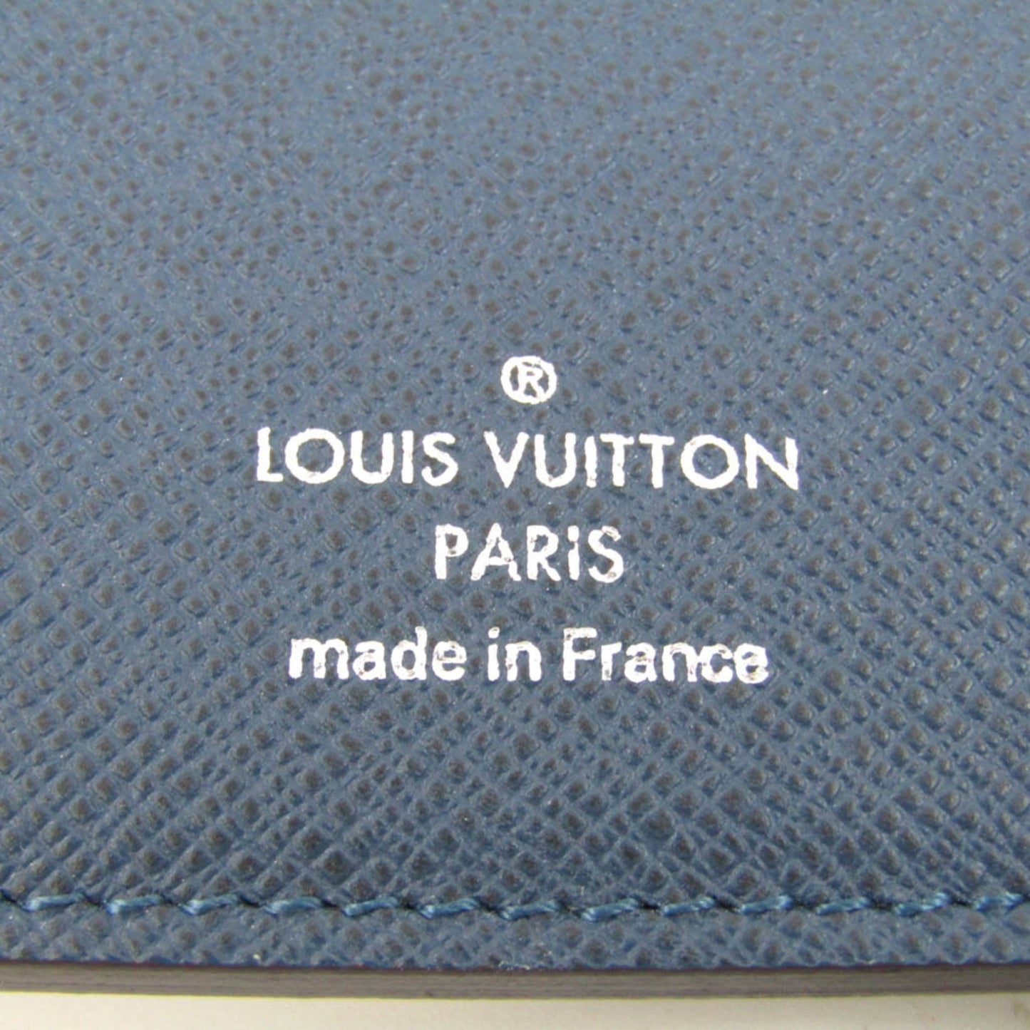 Louis Vuitton Portefeuille Brazza Navy Leather Wallet Accessories