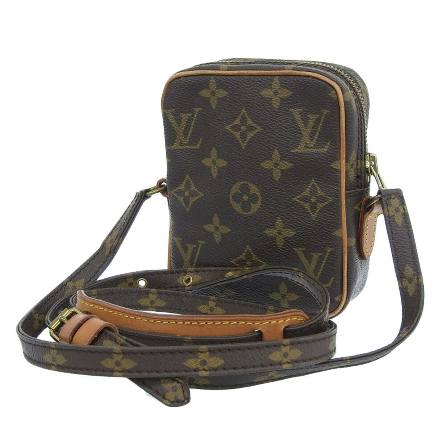 Louis Vuitton Danube Brown Canvas Shopper Bag