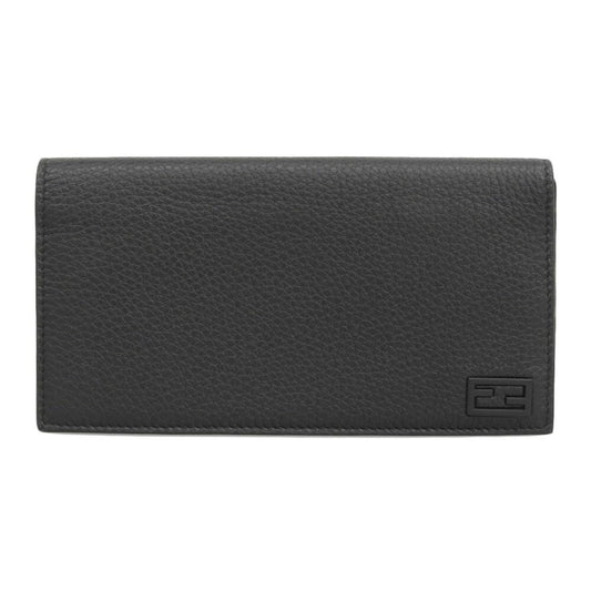 Fendi Black Leather Wallet Accessories