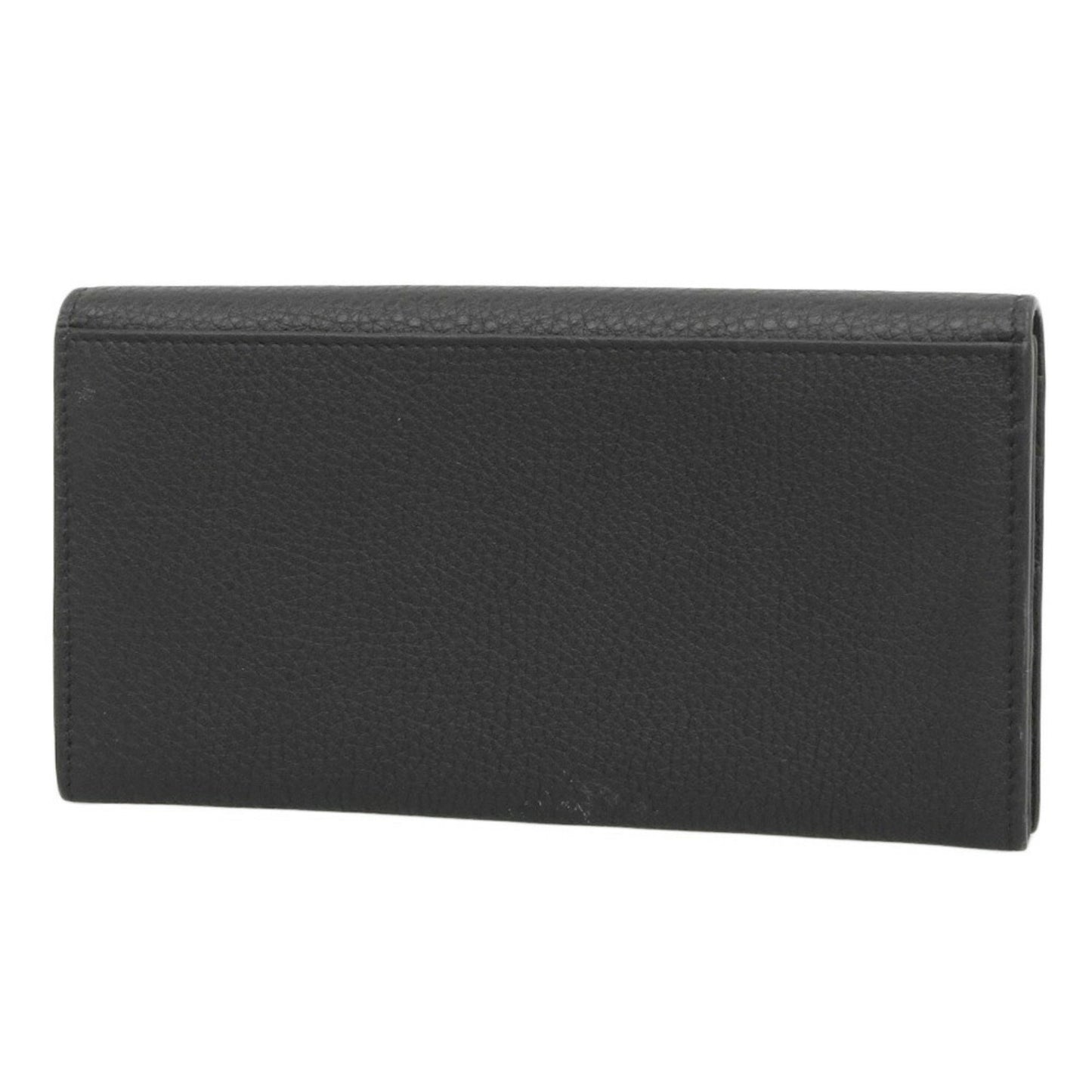 Fendi Black Leather Wallet Accessories