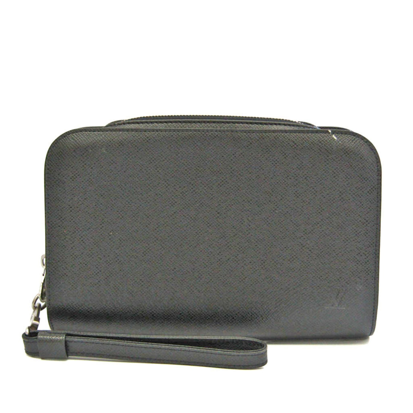 Louis Vuitton Baikal Black Leather Clutch Bag