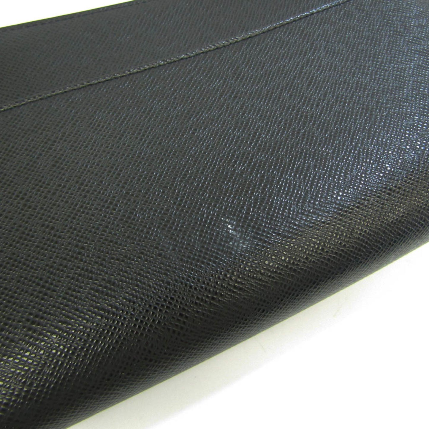 Louis Vuitton Baikal Black Leather Clutch Bag