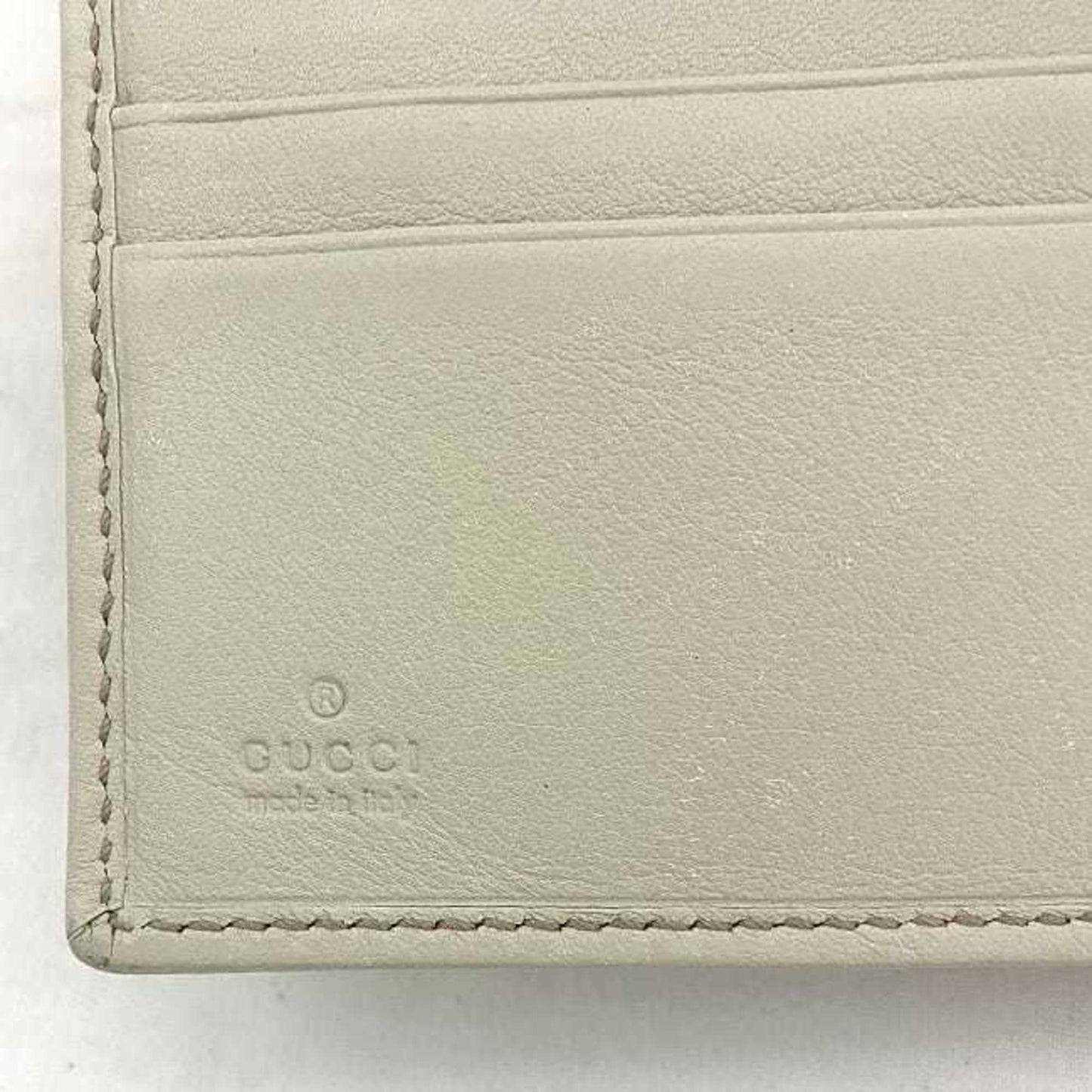 Gucci Sherry Beige Canvas Wallet Accessories