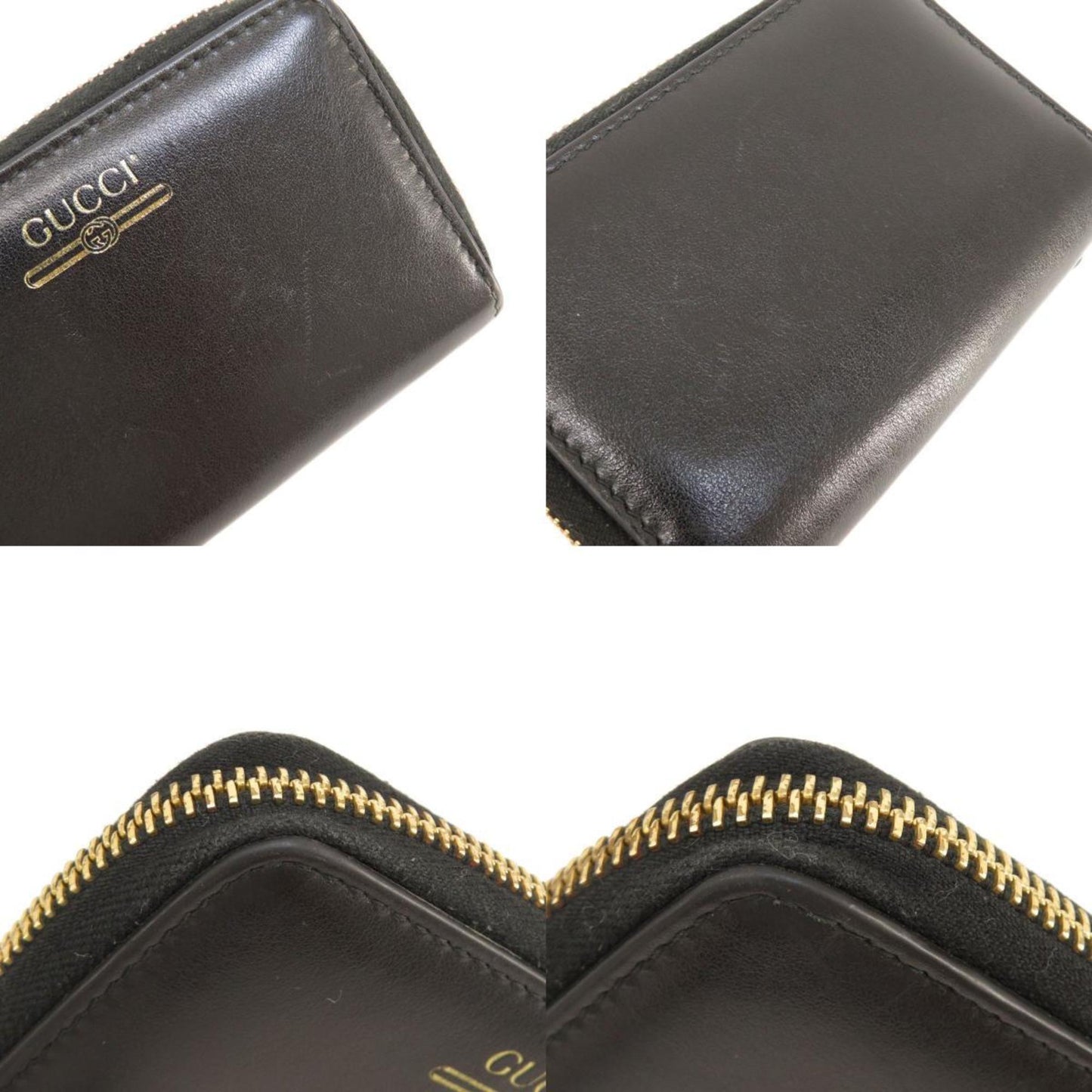 Gucci Black Leather Wallet Accessories