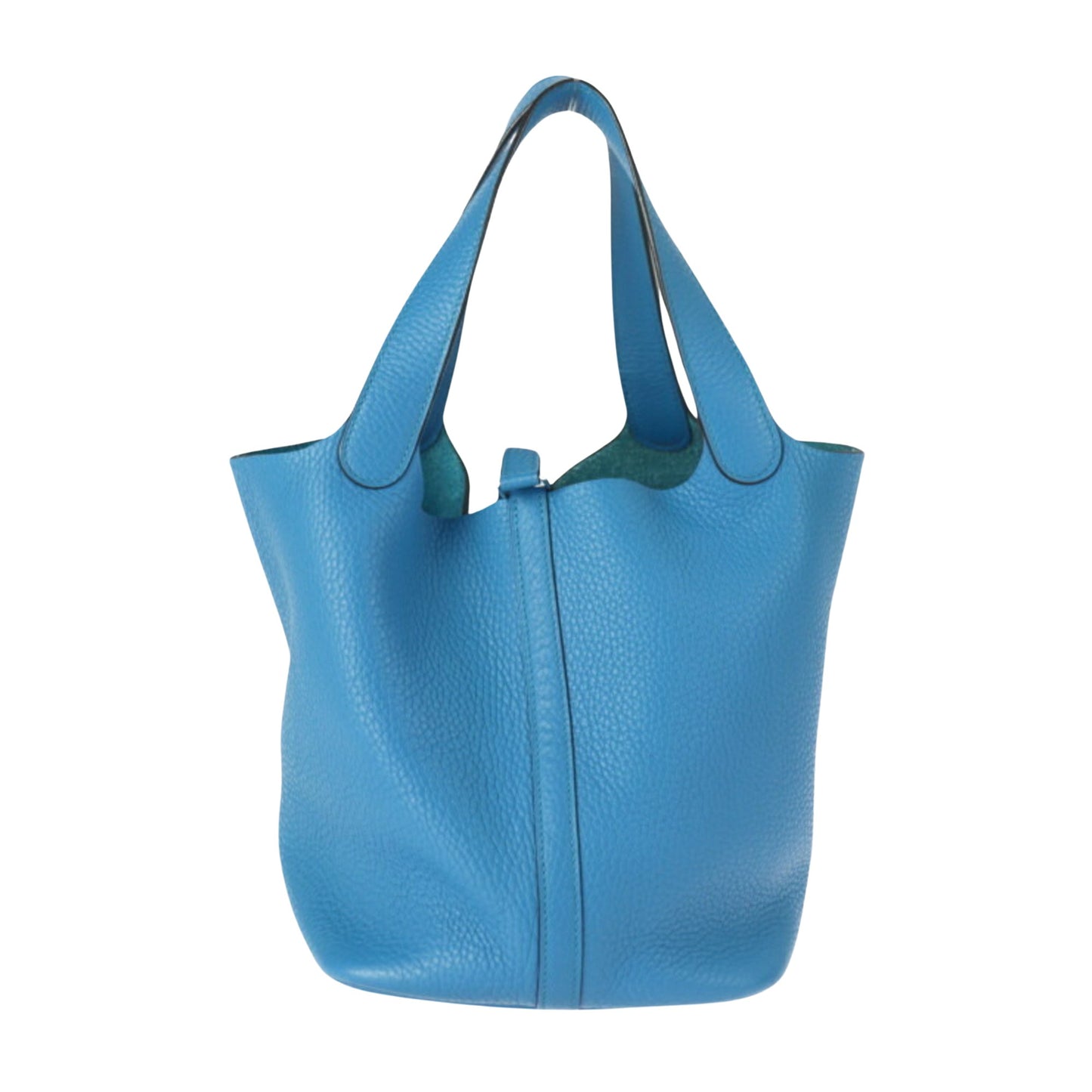 Hermès Picotin Blue Leather Hand Bag