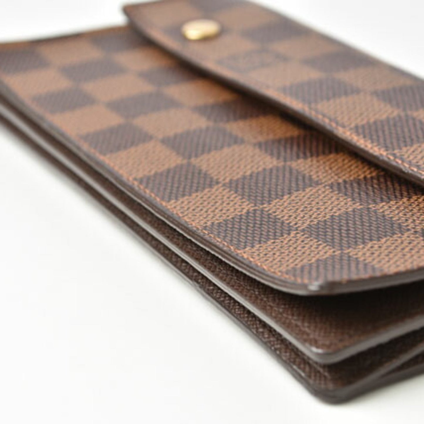 Louis Vuitton Accordeon wallet Brown Canvas Wallet Accessories