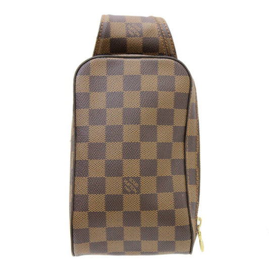 Louis Vuitton Geronimos Brown Canvas Shoulder Bag