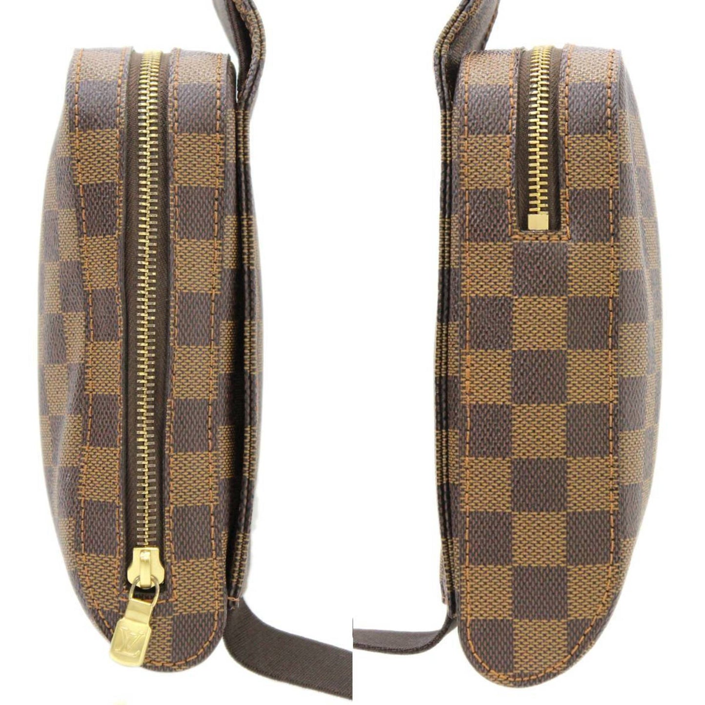 Louis Vuitton Geronimos Brown Canvas Shoulder Bag