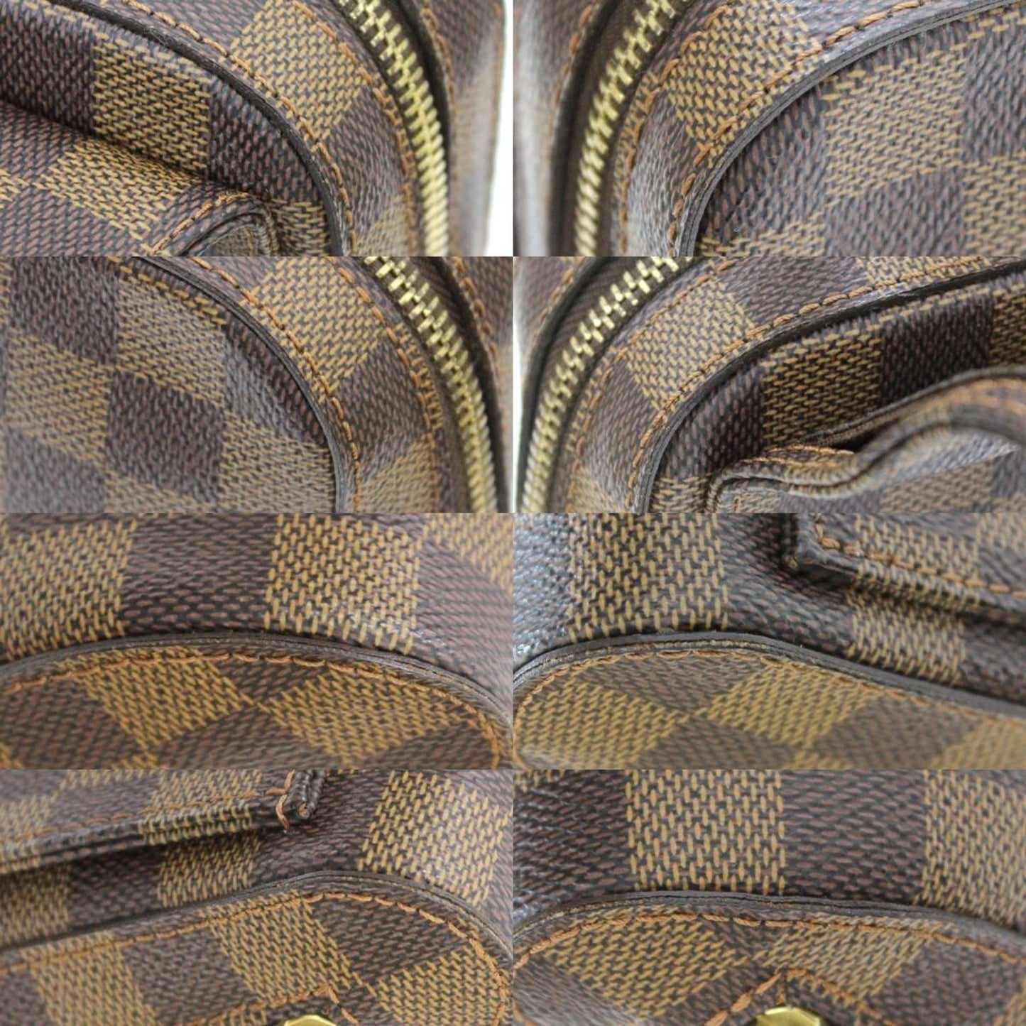 Louis Vuitton Geronimos Brown Canvas Shoulder Bag