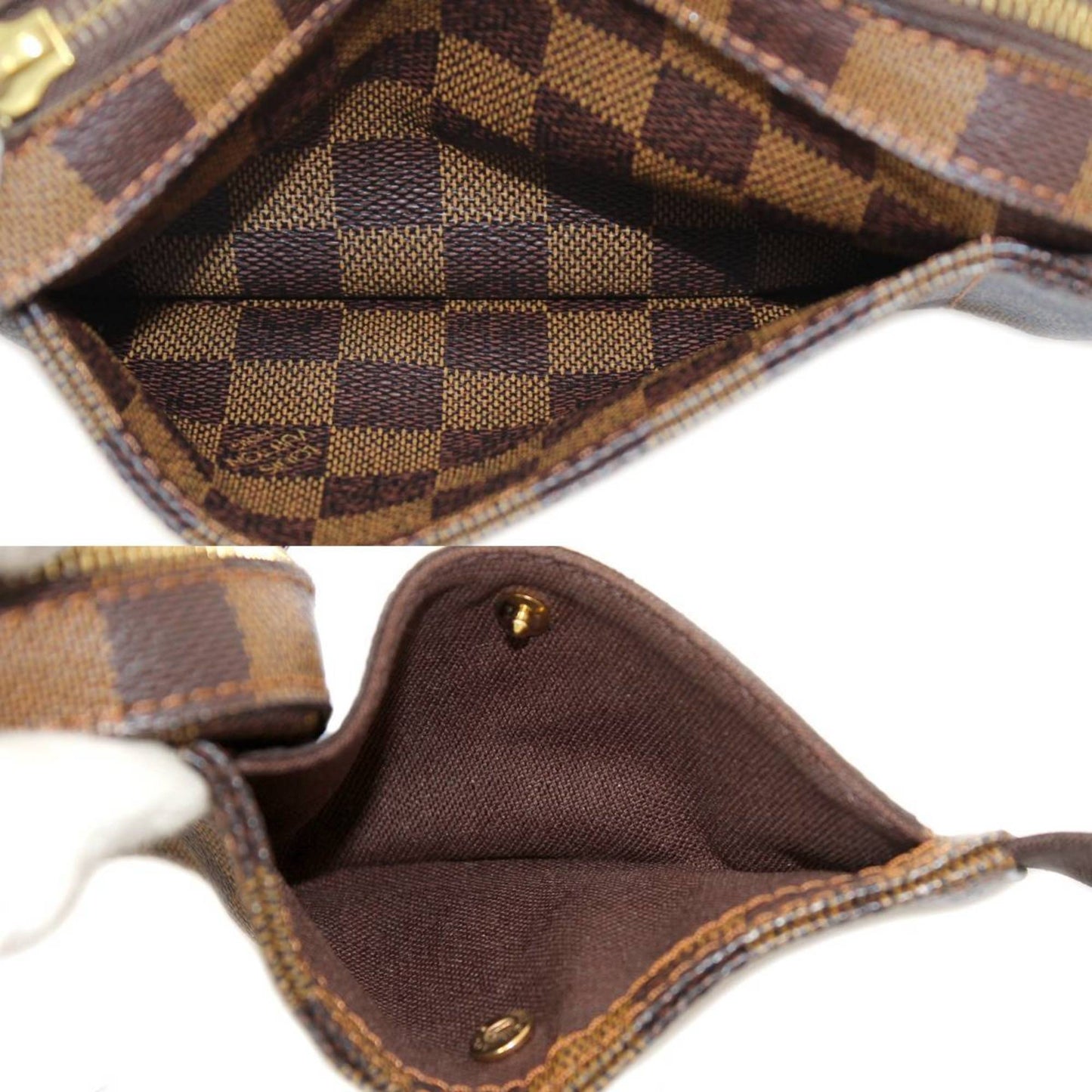 Louis Vuitton Geronimos Brown Canvas Shoulder Bag