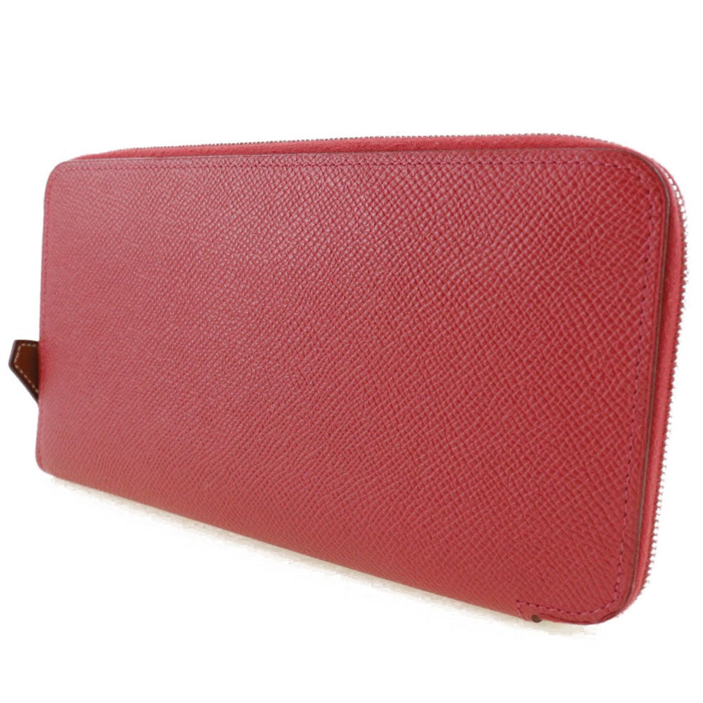 Hermès Azap Burgundy Leather Wallet Accessories